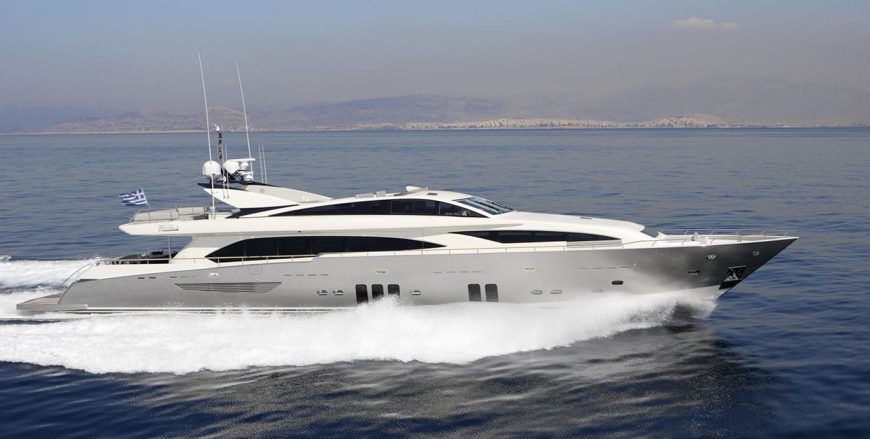 DRAGON | 2010 36.88m (121′) Luxury Flybridge Performance Motor Yacht from French shipyard COUACH YACHTS