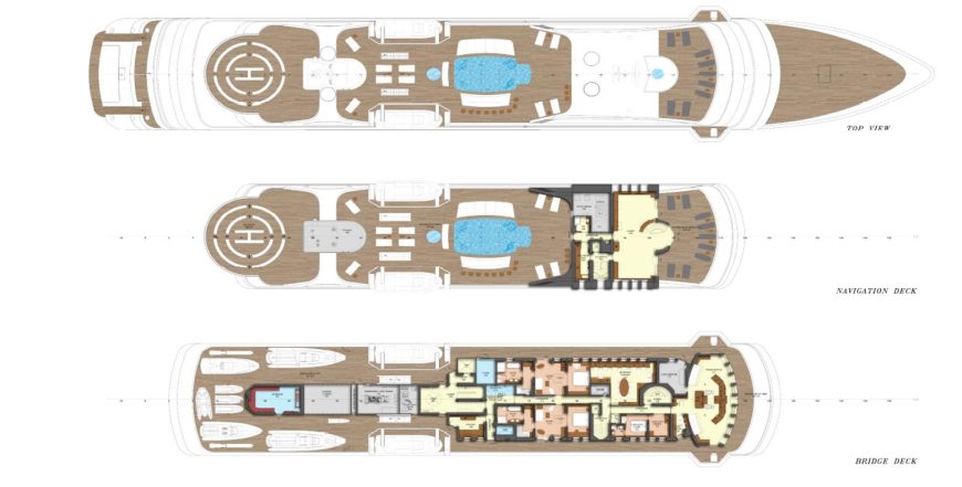 DREAM | 1997 106.5m (347′7″) Luxury Steel Motor Yacht from Olympic Yachts