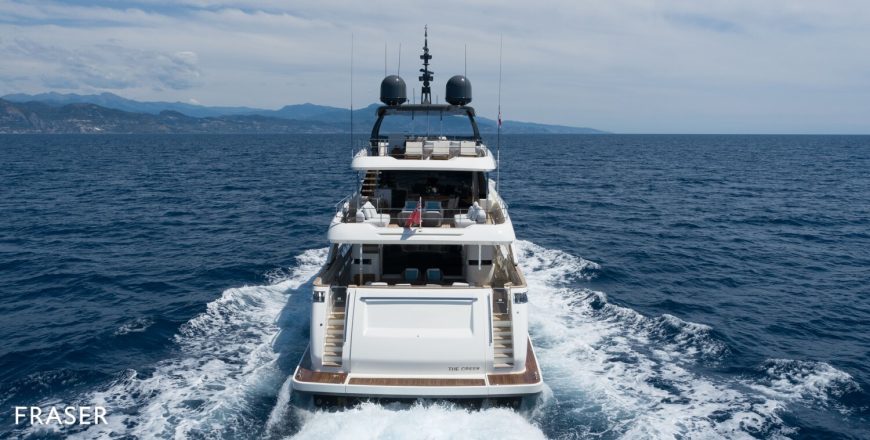 EROS | 2019 37.04m (121′6″) Luxury Flybridge Motor Yacht from Italian shipyard Ferretti Custom Line