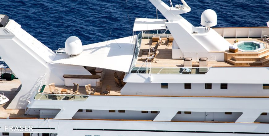 ESMERALDA | 1981 61.57m (202′) Luxury Steel Explorer Motor Yacht from Italian shipyard Codecasa