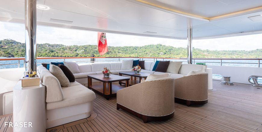 FORMOSA | 2015 59.99m (196′ 10″) Luxury Tri-Deck Steel Motor Yacht from Italian shipyard Benetti