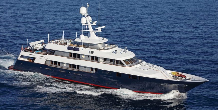 HELIOS 2 | 2002 51.13m (167′9′) Luxury Aluminium Motor Yacht from American shipyard Palmer Johnson