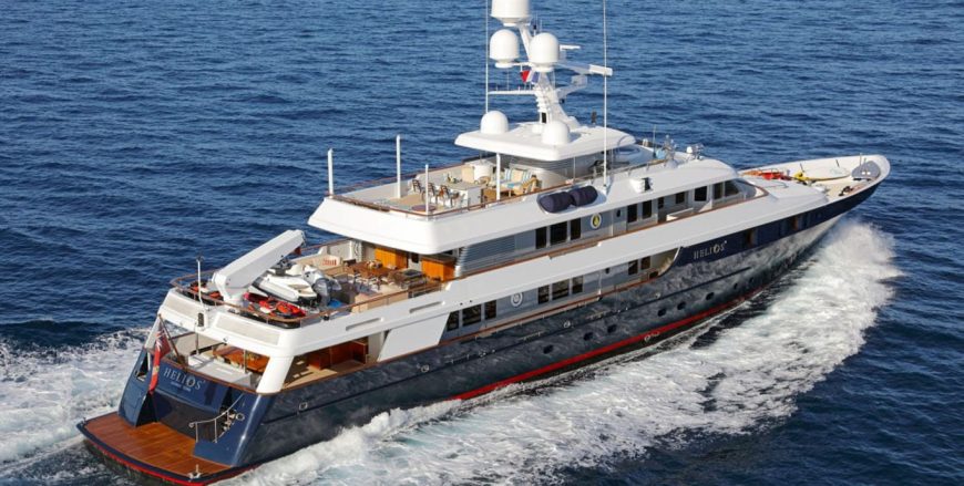 HELIOS 2 | 2002 51.13m (167′9′) Luxury Aluminium Motor Yacht from American shipyard Palmer Johnson