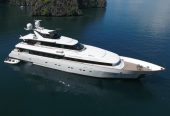 INDIGO STAR I | 1995 38m (124’8″) Luxury Tri-Deck Motor Yacht from Italian shipyard Siar & Moschini