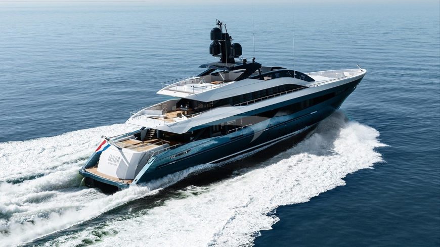 IRISHA | 2018 51m (167ft 4in) Luxury Tri-Deck Aluminium Motor Yacht from Dutch shipyard Heesen