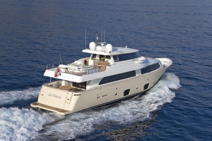 LA PAUSA | 2010 26.22m (86′) Custom Line Navetta 26 Luxury Motor Yacht from Italian shipyard Ferretti