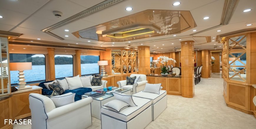 LADY AZUL | 2001 39.4m (129′3″) Luxury Steel Motor Yacht from Dutch shipyard HEESEN