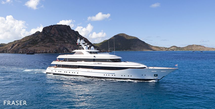 LADY BRITT | 2011 63m (206′ 8″) Luxury Tri-Deck Steel Motor Yacht from Dutch shipyard FEADSHIP