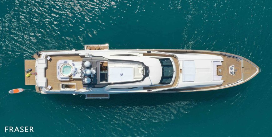 LADY DIA | 2011 37.8m (124′) Performance Motor Yacht from Italian shipyard FERRETTI YACHTS