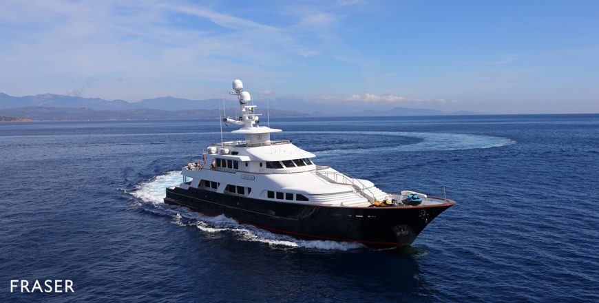 L’ALBATROS | 1985 43.59m (143′) Classic Motor Yacht from Japanese shipyard NISHI