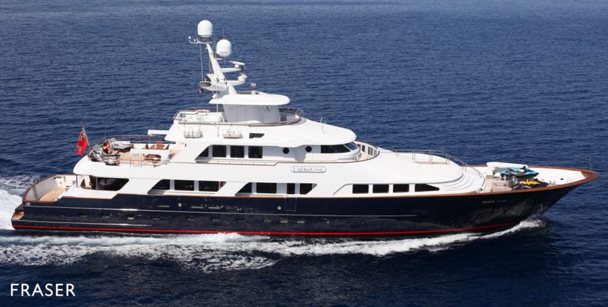 L’ALBATROS | 1985 43.59m (143′) Classic Motor Yacht from Japanese shipyard NISHI