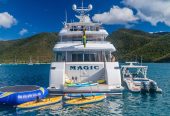 MAGIC | 2005 39.62m (130′) Luxury Tri-Deck Motor Yacht from American shipyard Northern Marine