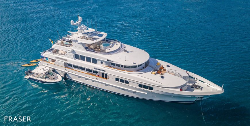 MAGIC | 2005 39.62m (130′) Luxury Tri-Deck Motor Yacht from American shipyard Northern Marine