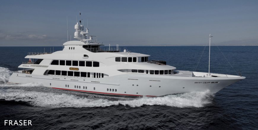 MIA ELISE II | 2012 60.15m (197′4″) Luxury Tri-Deck Motor Yacht from American shipyard TRINITY