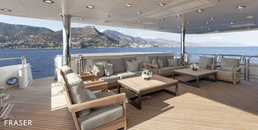 MIA ELISE II | 2012 60.15m (197′4″) Luxury Tri-Deck Motor Yacht from American shipyard TRINITY