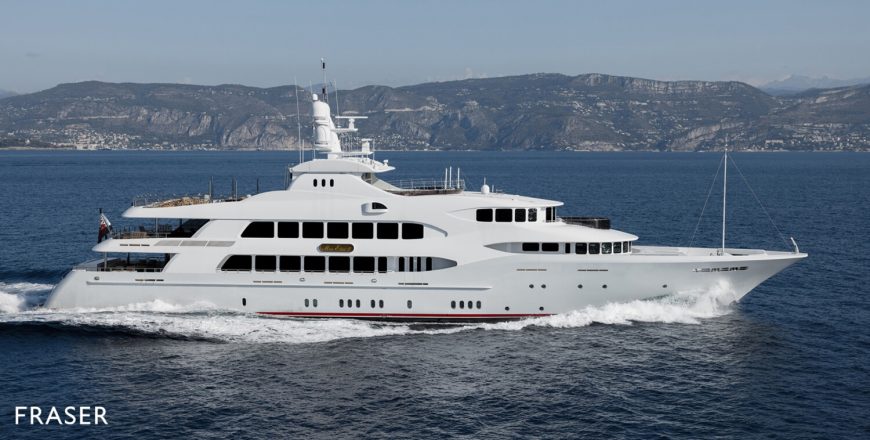 MIA ELISE II | 2012 60.15m (197′4″) Luxury Tri-Deck Motor Yacht from American shipyard TRINITY