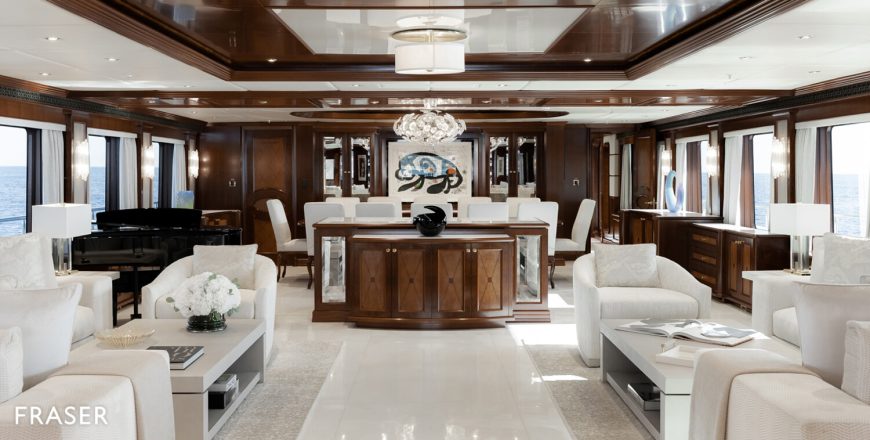 MIA ELISE II | 2012 60.15m (197′4″) Luxury Tri-Deck Motor Yacht from American shipyard TRINITY