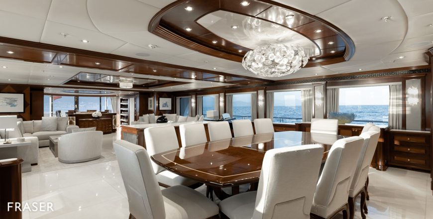 MIA ELISE II | 2012 60.15m (197′4″) Luxury Tri-Deck Motor Yacht from American shipyard TRINITY