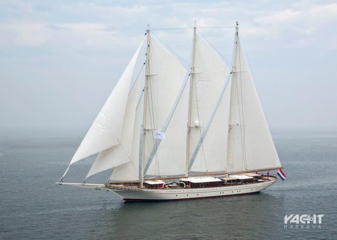 MIKHAIL S. VORONTSOV | 2013 64.52m (211′ 8″) Luxury Wooden Sail Yacht from the Balk Shipyard of the Netherlands