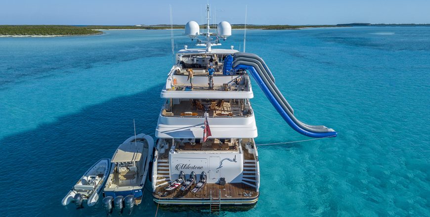 MILESTONE | 2008 44.5m (146ft) Luxury Tri-Deck Motor Yacht from American shipyard Christensen