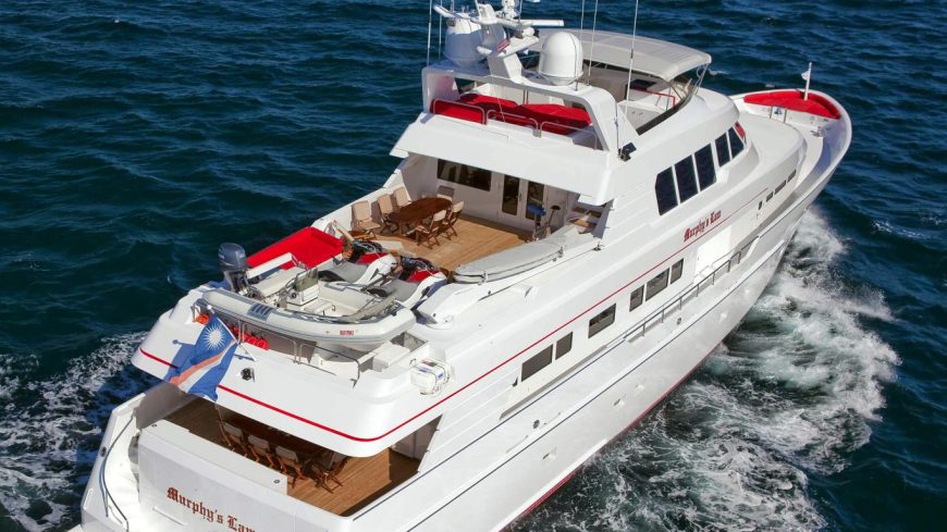 MURPHY’S LAW | 1998/2014 124′ (39m) Luxury Tri-Deck Performance Motor Yacht built by American shipyard Delta Marine