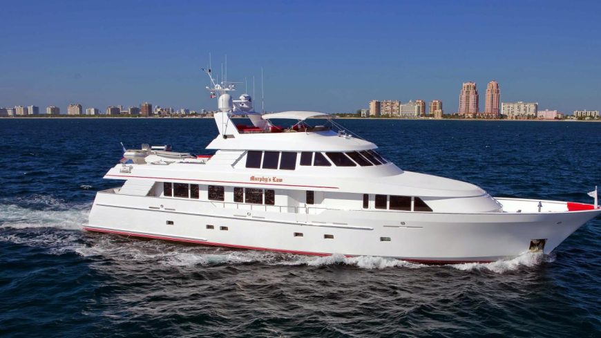 MURPHY’S LAW | 1998/2014 124′ (39m) Luxury Tri-Deck Performance Motor Yacht built by American shipyard Delta Marine