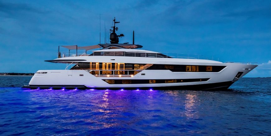 NEVER BLUE | 2018 38.4m (126′) Performance Luxury Motor Yacht from Italian shipyard Ferretti Yachts