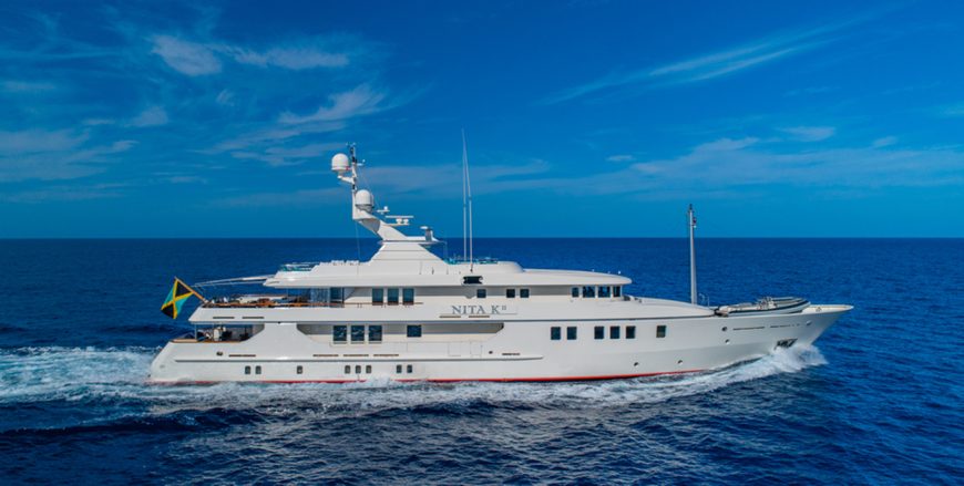 NITA K II | 2004 52.12m (171′) Luxury Steel Motor Yacht from Dutch shipyard AMELS