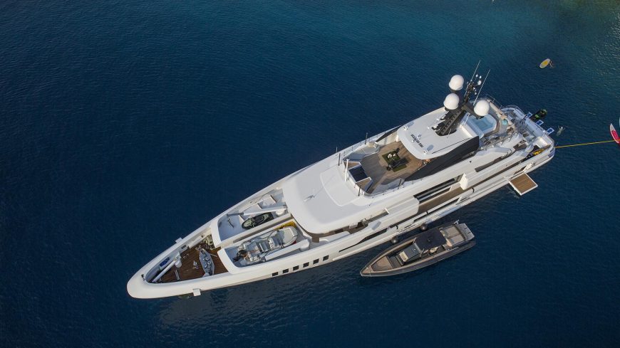 OURANOS | 2016 49.9m (163′9″) Luxury Quad-Deck Steel Motor Yacht from Italian shipyard Admiral