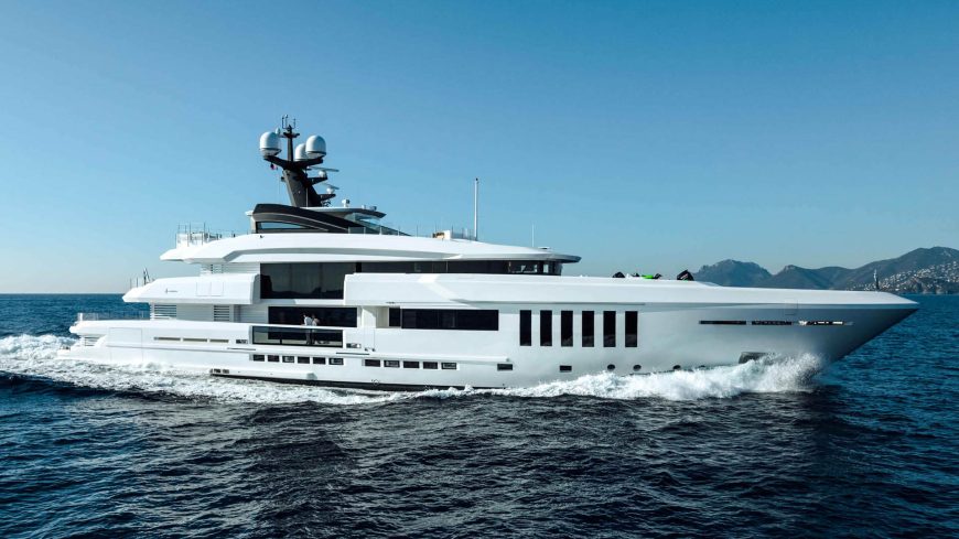 OURANOS | 2016 49.9m (163′9″) Luxury Quad-Deck Steel Motor Yacht from Italian shipyard Admiral