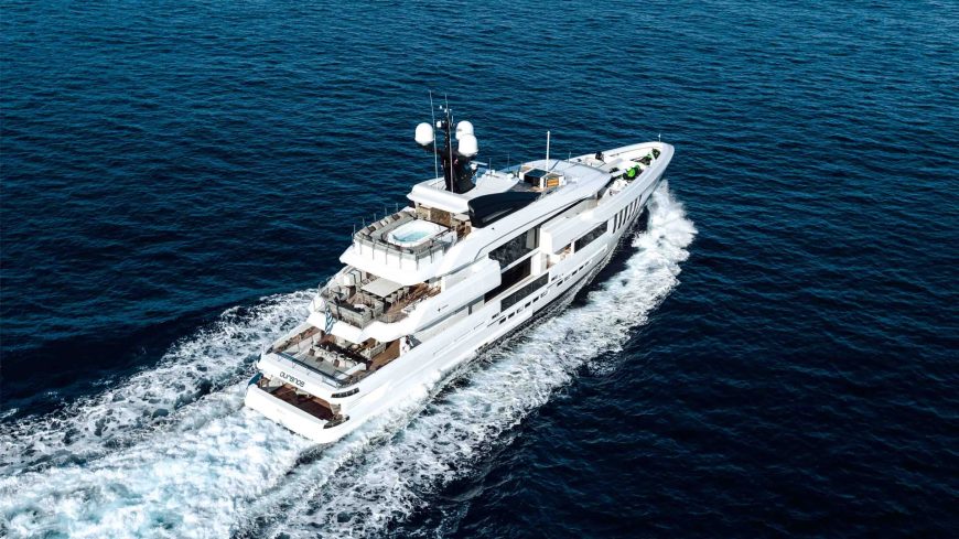 OURANOS | 2016 49.9m (163′9″) Luxury Quad-Deck Steel Motor Yacht from Italian shipyard Admiral