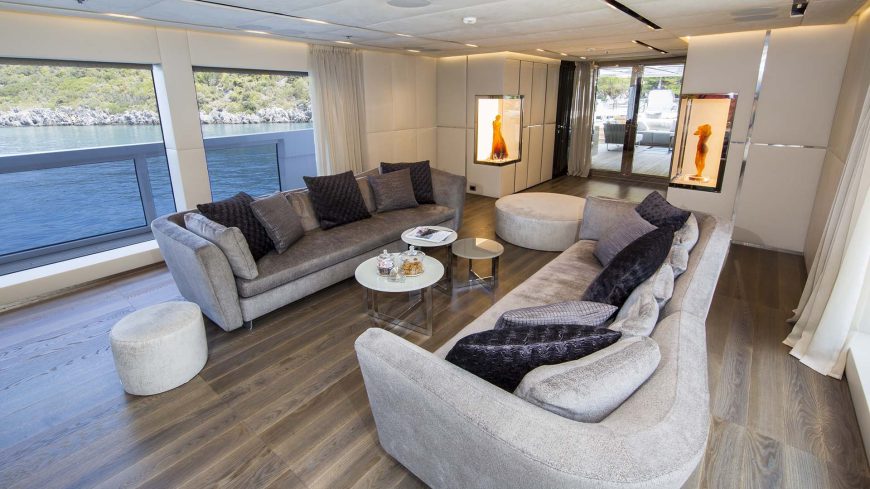 OURANOS | 2016 49.9m (163′9″) Luxury Quad-Deck Steel Motor Yacht from Italian shipyard Admiral