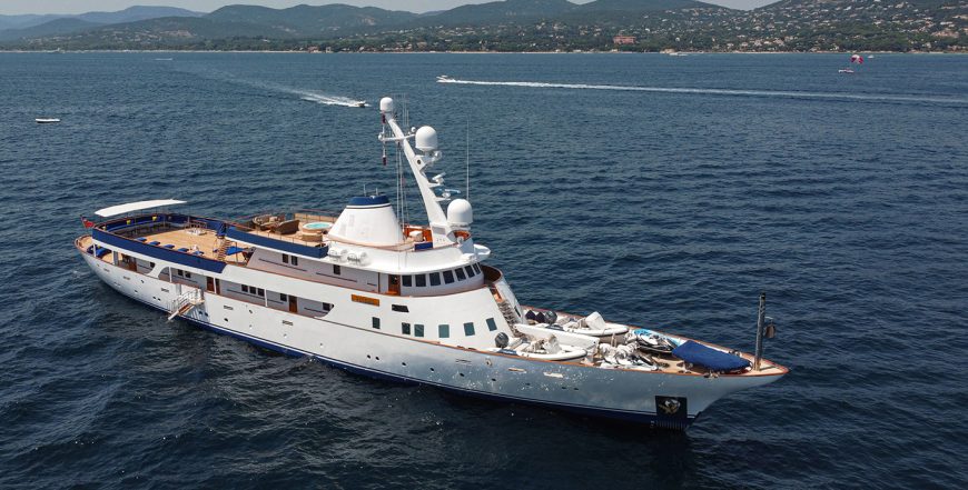 PALOMA | 1965 60.25m (197′8″) Classic Luxury Motor Yacht from Japanese shipyard Ishikawajima-Harima