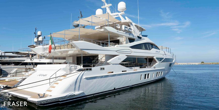 RANIA | 2019 42m (137′ 10″) Luxury Tri-Deck Motor Yacht from Italian shipyard Benetti