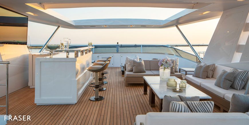 RANIA | 2019 42m (137′ 10″) Luxury Tri-Deck Motor Yacht from Italian shipyard Benetti