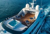 RELENTLESS | 2001 43.28m (142′) Luxury Tr-Deck Motor Yacht from American shipyard TRINITY YACHTS