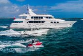 RELENTLESS | 2001 43.28m (142′) Luxury Tr-Deck Motor Yacht from American shipyard TRINITY YACHTS