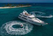 RELENTLESS | 2001 43.28m (142′) Luxury Tr-Deck Motor Yacht from American shipyard TRINITY YACHTS