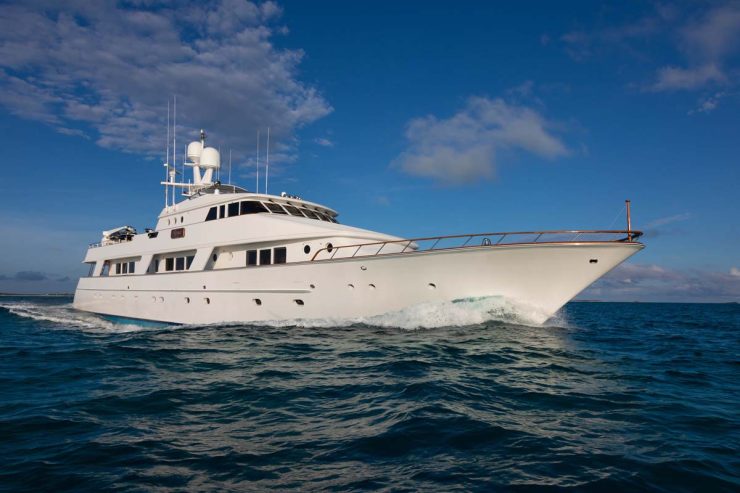 RENA | 1989 44.2m (145′) Classic Luxury Aluminium Motor Yacht from Australian shipyard NQEA