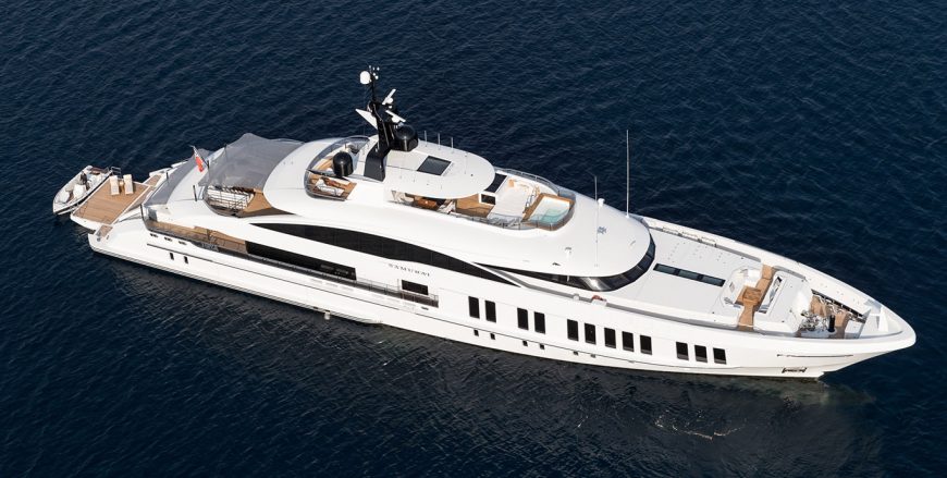 SAMURAI | 2016 60.3m (197′ 10″) Luxury Steel Motor Yacht from Turkish shipyard Alia Yachts