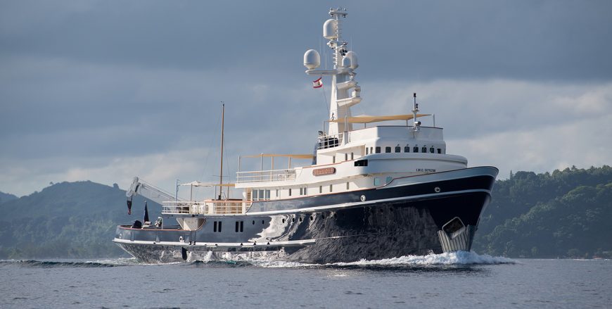 SEAWOLF | 1957 58.83m (193′) Luxury Explorer Steel Motor Yacht from Dutch shipyard Scheepswerf Ferus Smit