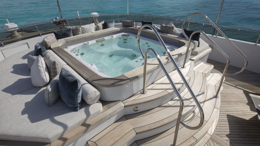 SECOND LOVE | 2004 42.98m (141′) Luxury Tri-Deck Motor Yacht from renowned American shipyard TRINITY YACHTS