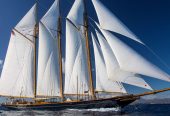 SHENANDOAH OF SARK | 1902 54.35m (178ft 4in) Classic Schooner Steel Sail Yacht from American shipyard Townsend-Downey