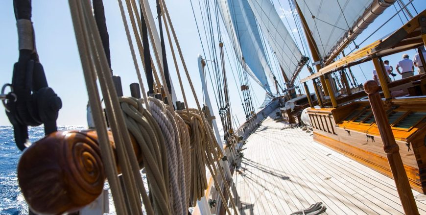 SHENANDOAH OF SARK | 1902 54.35m (178ft 4in) Classic Schooner Steel Sail Yacht from American shipyard Townsend-Downey