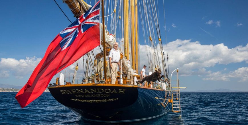 SHENANDOAH OF SARK | 1902 54.35m (178ft 4in) Classic Schooner Steel Sail Yacht from American shipyard Townsend-Downey