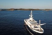 STEEL | 2009 54.85m (179′ 11″) Luxury Steel Explorer Motor Yacht from British shipyard Pendennis