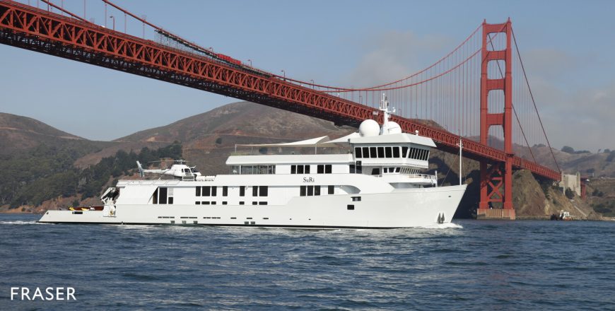 SURI | 1978 63.4m (208′) Luxury Tri-Deck Explorer Motor Yacht from American shipyard Halter Marine