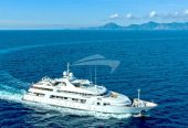 TACANUYA | 1992 56.1m (184′1″) Luxury Tri-Deck Aluminium Motor Yacht from American shipyard SWIFTSHIPS