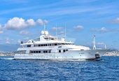 TACANUYA | 1992 56.1m (184′1″) Luxury Tri-Deck Aluminium Motor Yacht from American shipyard SWIFTSHIPS