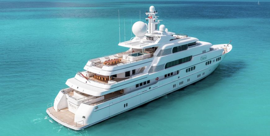 TITANIA | 2006 73m (239′ 6″) Luxury Quad-Level Steel Motor Yacht from German shipyard Lürssen